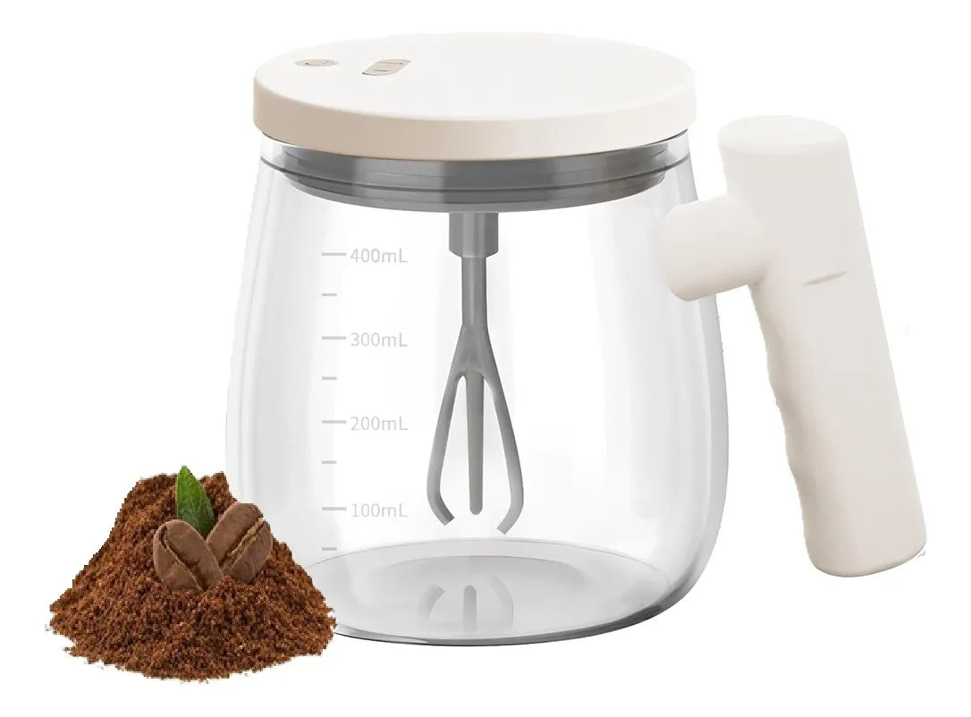 Tazon Mezclador Electrico Taza Capuchino Mug Recargable
