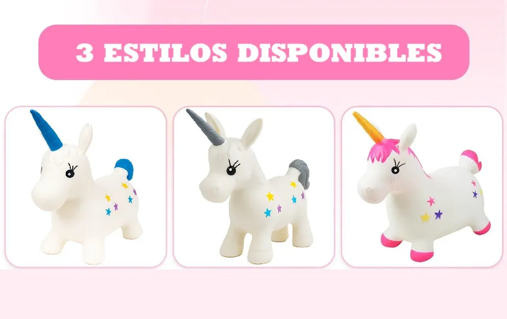 Saltarina Unicornio Saltarin De Goma Juguete Infantil Niños