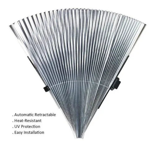Parasol Retractil Quitasol Auto Cortina Para Sol Auto 65cm