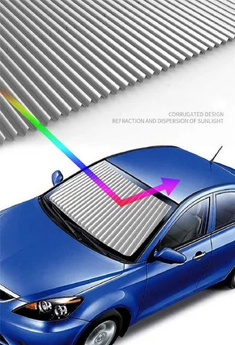 Parasol Retractil Quitasol Auto Cortina Para Sol Auto 65cm