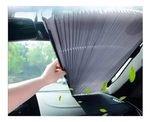 Parasol Retractil Quitasol Auto Cortina Para Sol Auto 65cm