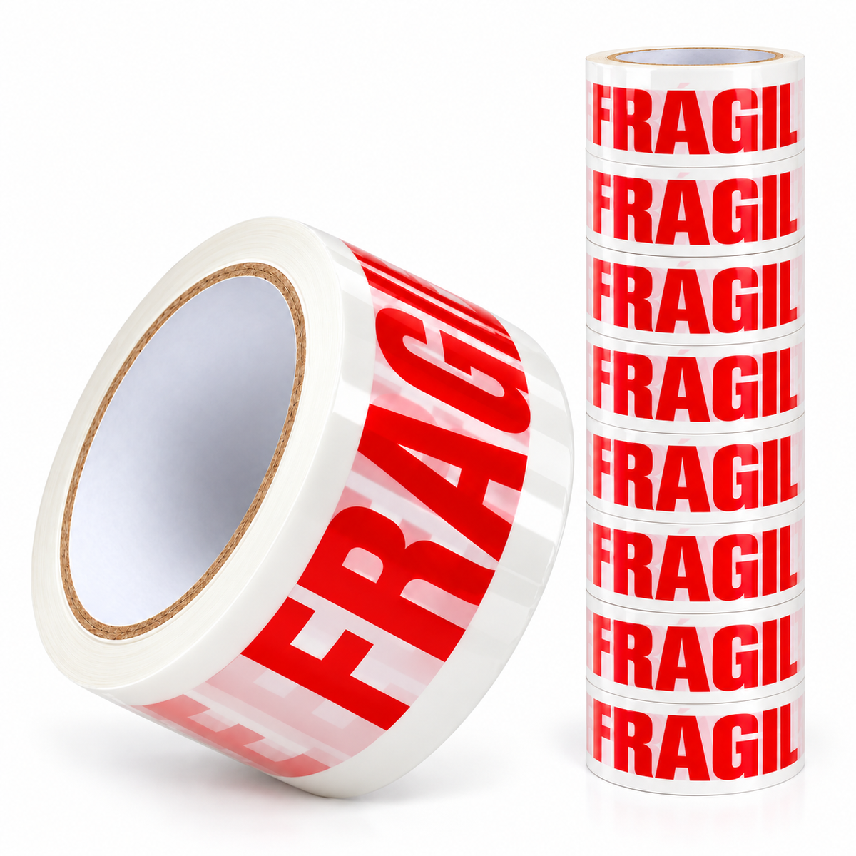 Pack 10 Huincha Fragil Embalaje Cinta Embalaje Fragil 250mts X4.5cm