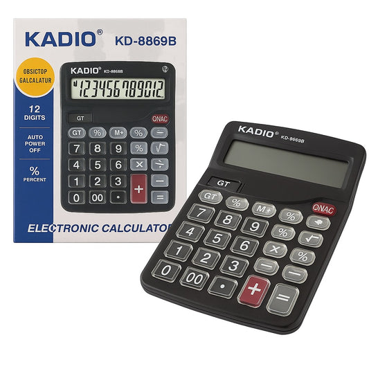 Calculadora Kadio Kd-8869b 12 Digitos Calculadora Escritorio