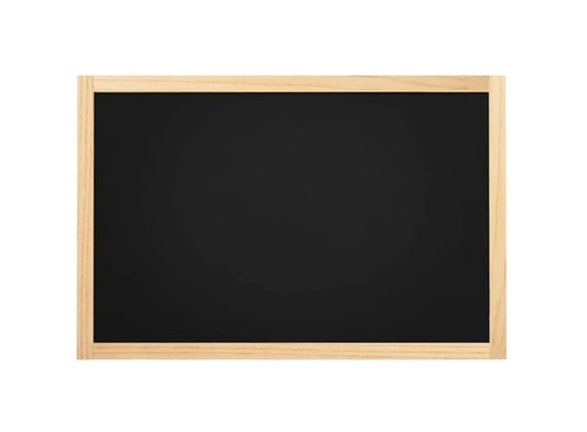 Pizarra Negra Tiza Pizarra Con Marco De Madera 60x40cm
