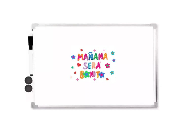 Pizarra Acrilica Pizarra Blanca Pizarra Aluminio 30x40cm