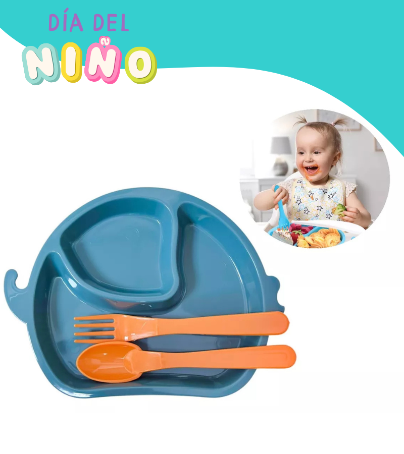 Set De Platos De Comida Para Bebes Vajillas Para Bebe