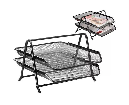 Portapapeles Organizador De Escritorio Archivador 2 Bandeja