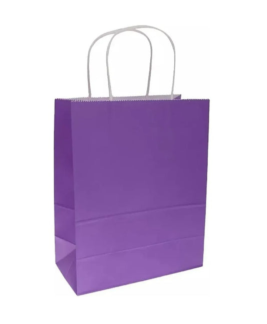 X12 Bolsas De Papel Kraft Talla L Bolsas Con Asa 33x26x12cm