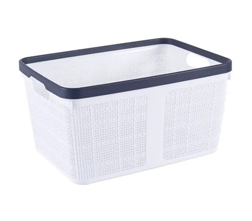 Canasto Plastico Caja Organizadora Cesta Rectangular 30x16cm