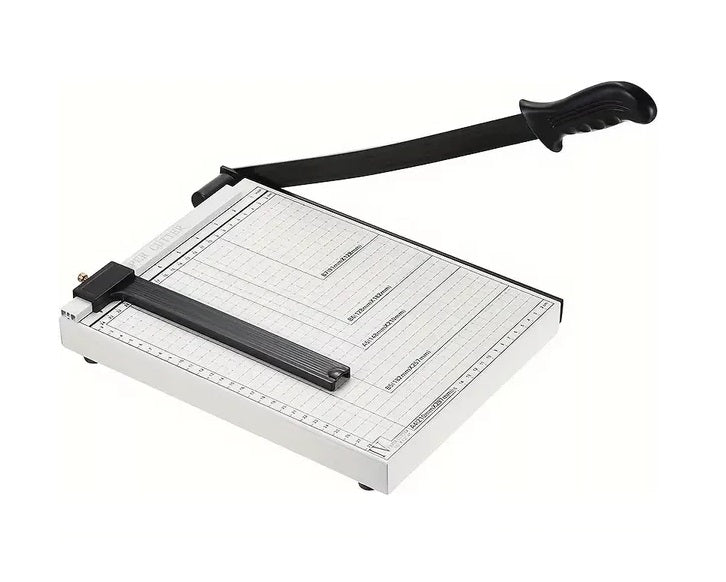Guillotina A4 Cuchilla Autoafilable Corta Papel 30x25cm