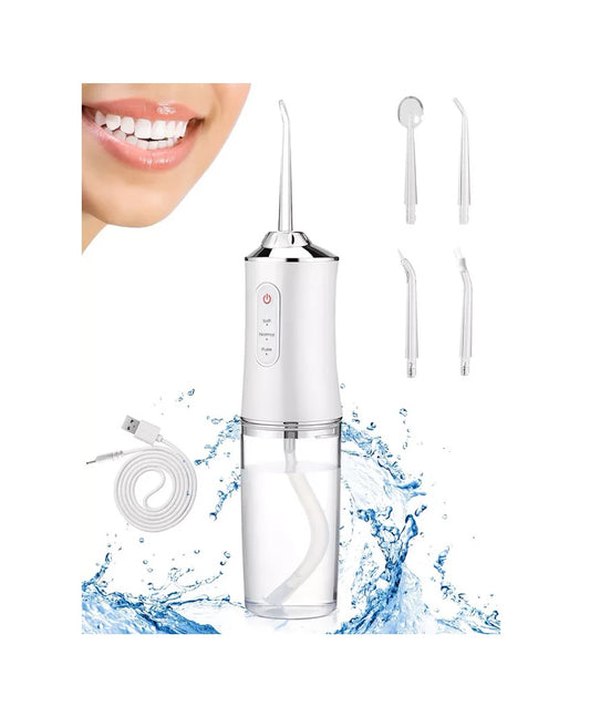 Irrigador Bucal Portátil Portatil Limpieza Bucal 4 Boquillas
