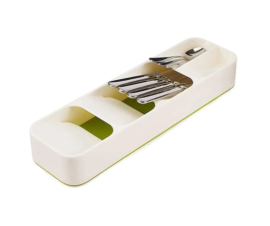 Organizador De Cubiertos 5 Compartimentos Bandeja Cucharas