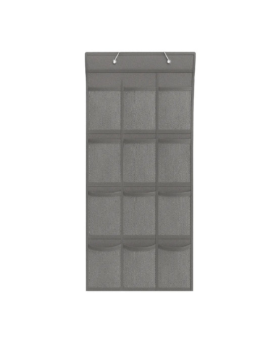 Organizador Colgante Puerta 12 Bolsillos Multiuso 90x40cm