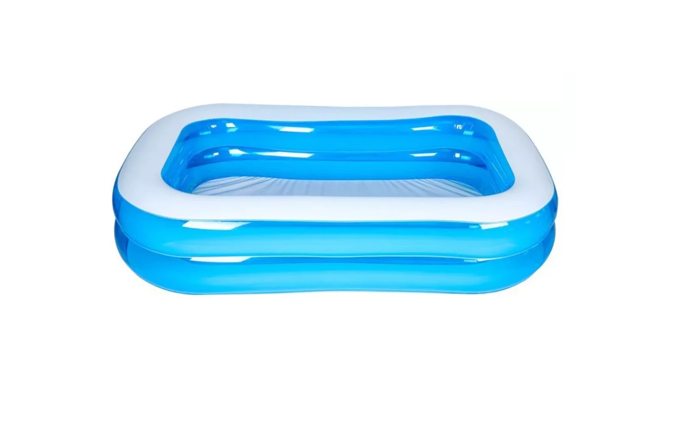 Piscina Inflable Plastico Piscina Rectangular 2 Anillos 2mt