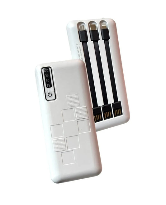 Power Bank 20000mah Cargador Portatil Usb-c - 3 Entradas