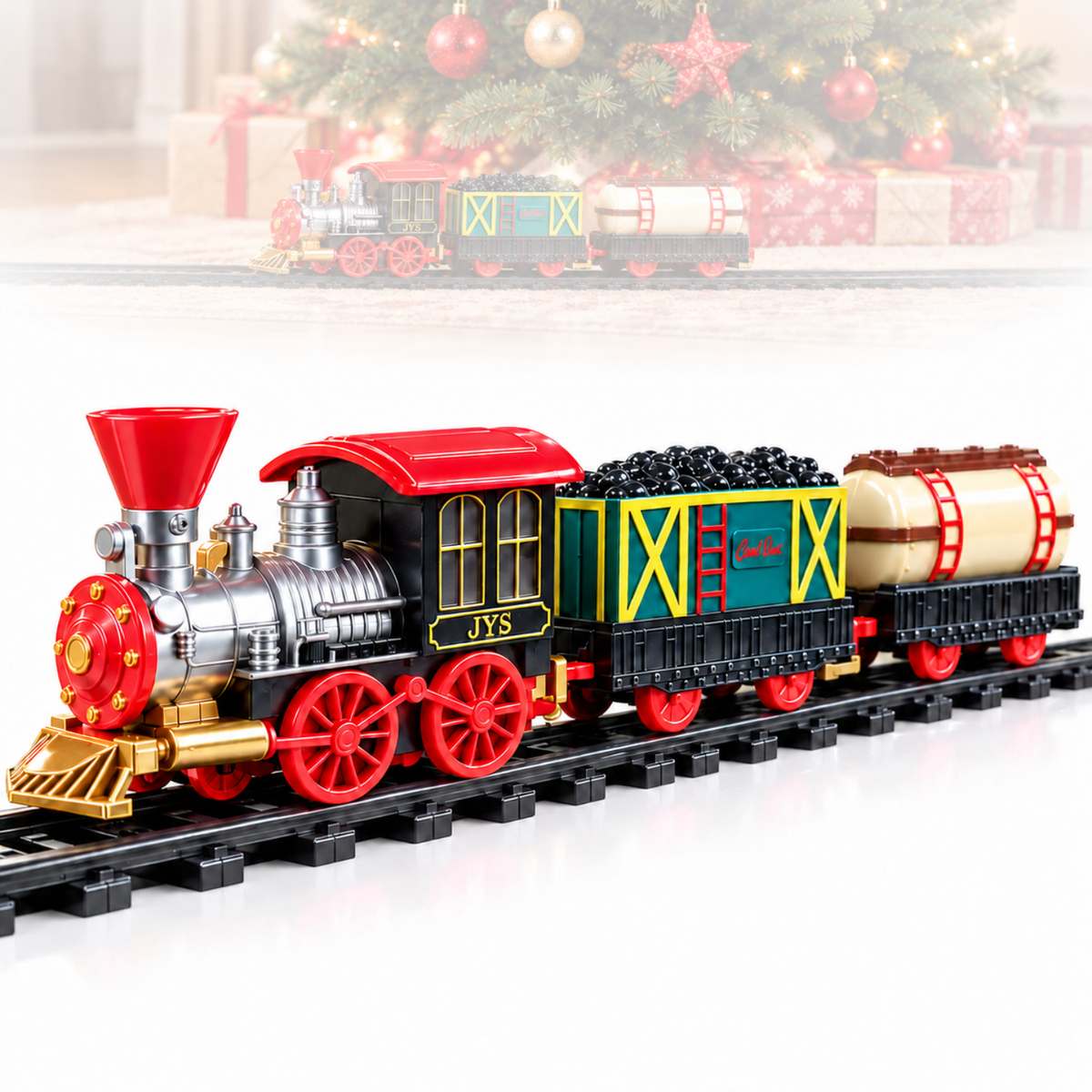 Tren Juguete Juguetes Tren Electrico Para Navidad Tren 11pcs Clasico