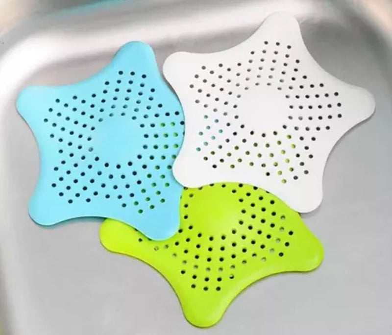 Pack 5 Filtro Tapón Drenaje Fregadero De Silicona Tapones