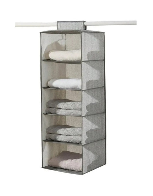 Organizador Colgante Plegable Almacenamiento Ropa 5 Niveles