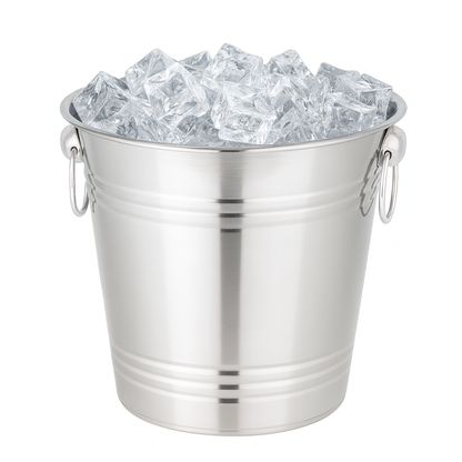 Hielera Cubetera De Acero Para Botella Latas Hielo Bar 13,5cm