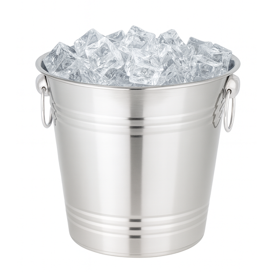 Hielera Cubetera De Acero Para Botella Latas Hielo Bar 13,5cm