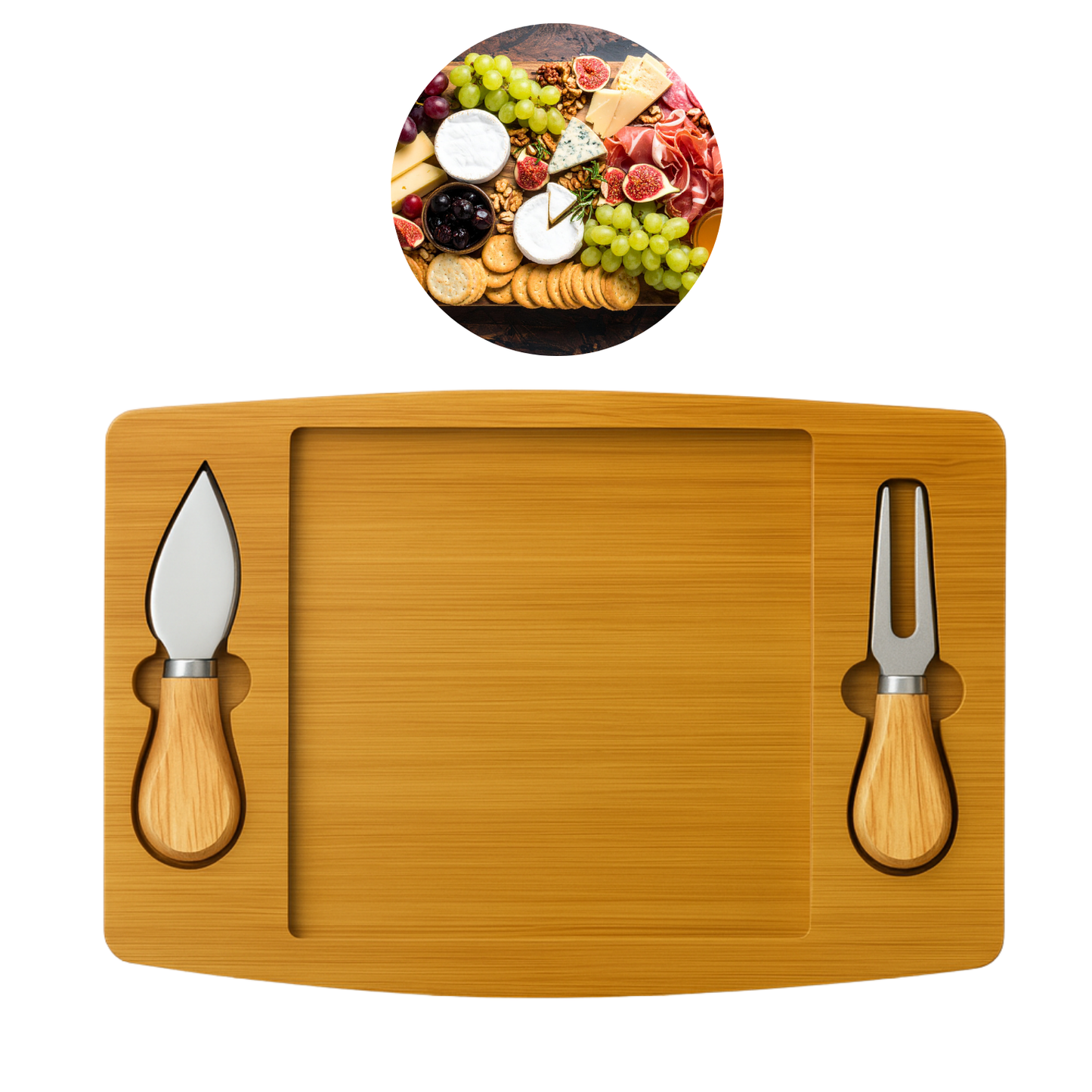 Tabla De Quesos Tabla Aperitivo Tablas De Picoteo 33x19cm