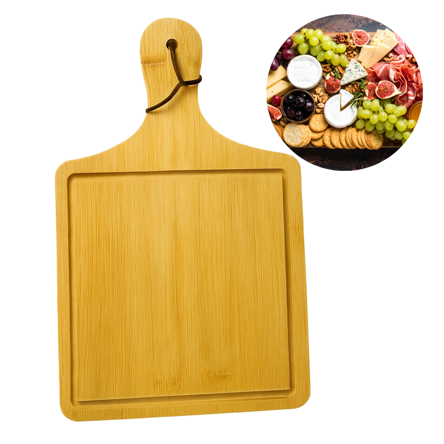 Tabla Madera Tablas Picoteo Plato De Madera Tabla Pizza 40cm