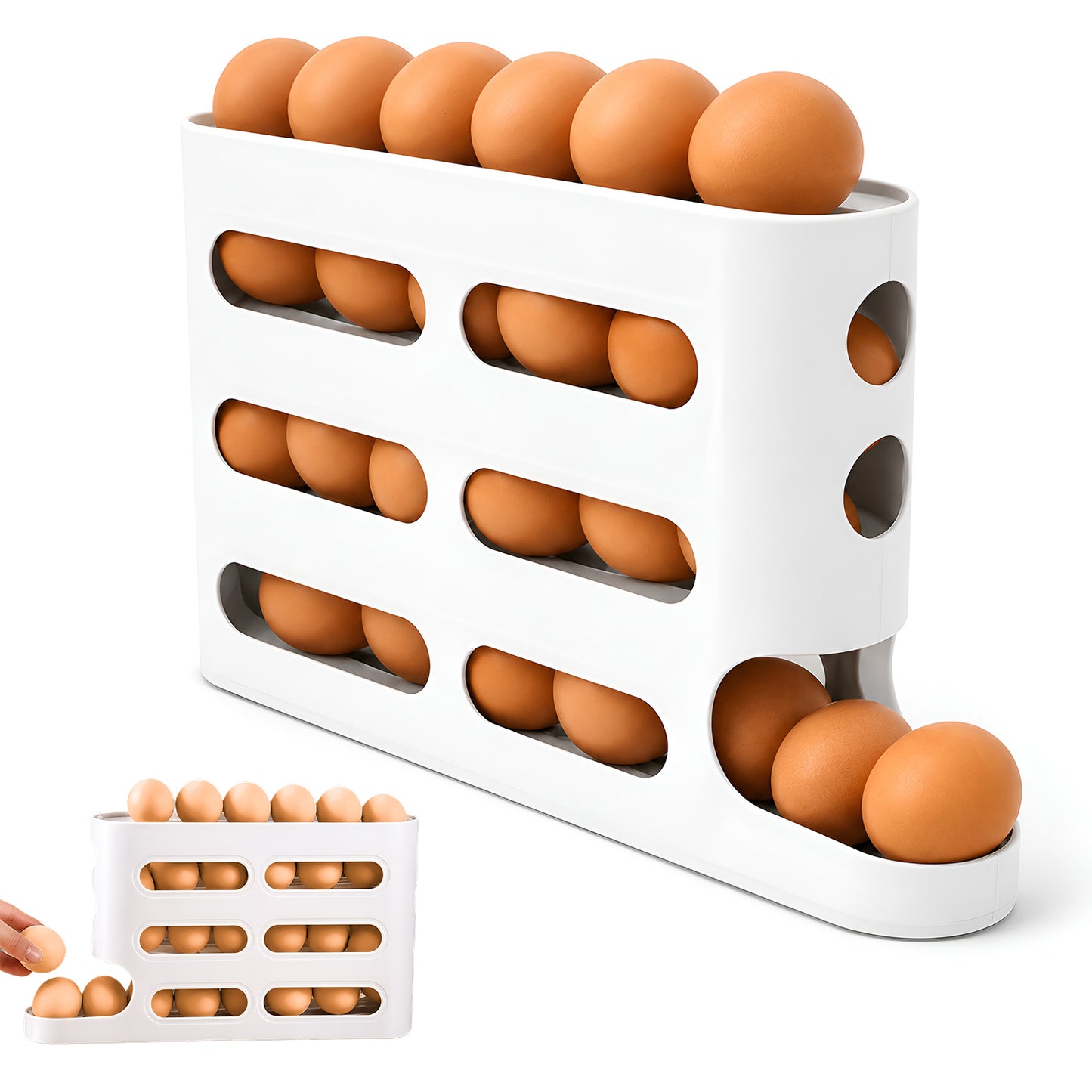 Organizador De Huevos Dispensador De Huevos Porta Huevos 26p