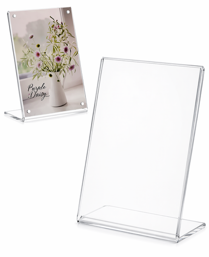 Porta Folleto Menu Flayer Fotos Soporte Iman Acrilico 15x10cm