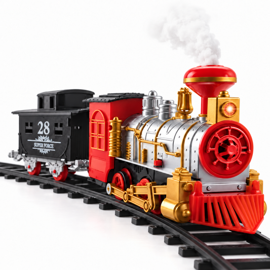 Tren Juguete Juguetes Tren Electrico Humo Para Navidad 13pcs