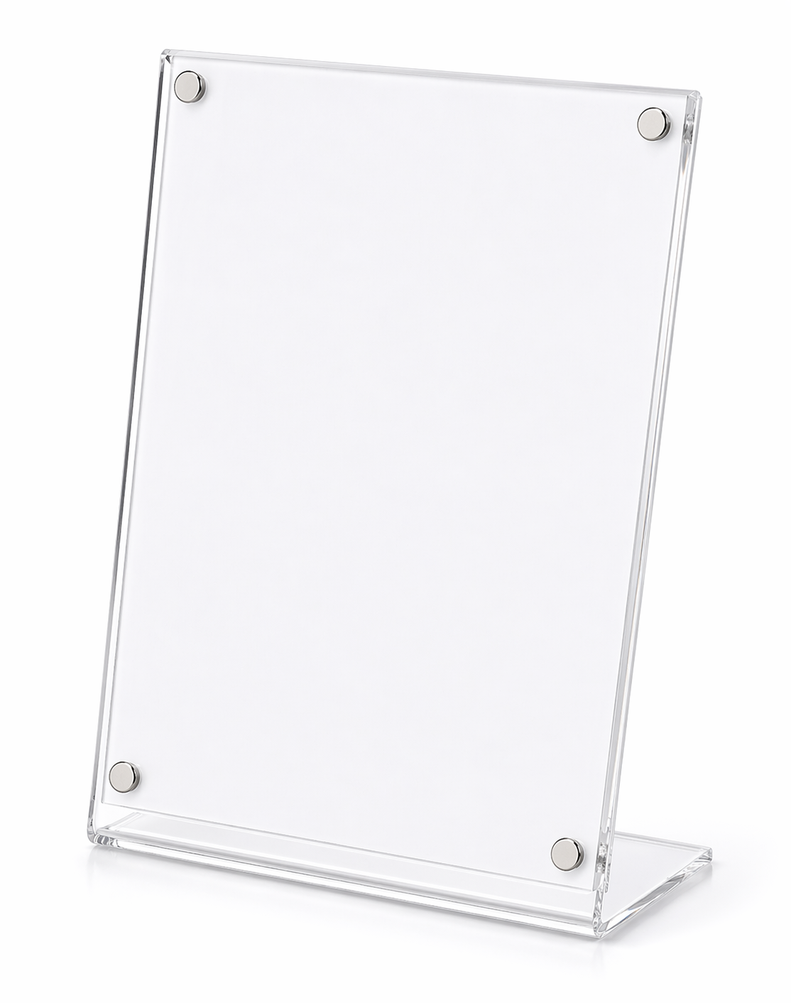 Porta Folleto Menu Flayer Fotos Soporte Iman Acrilico 15x10cm