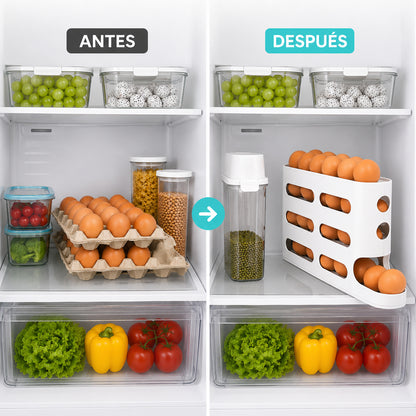 Organizador De Huevos Dispensador De Huevos Porta Huevos 26p
