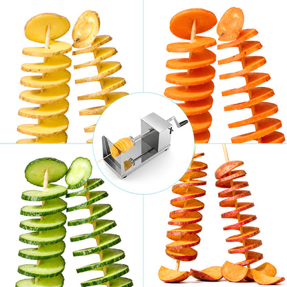 Maquina Cortador De Papa Espiral Cortador De Verduras Papas
