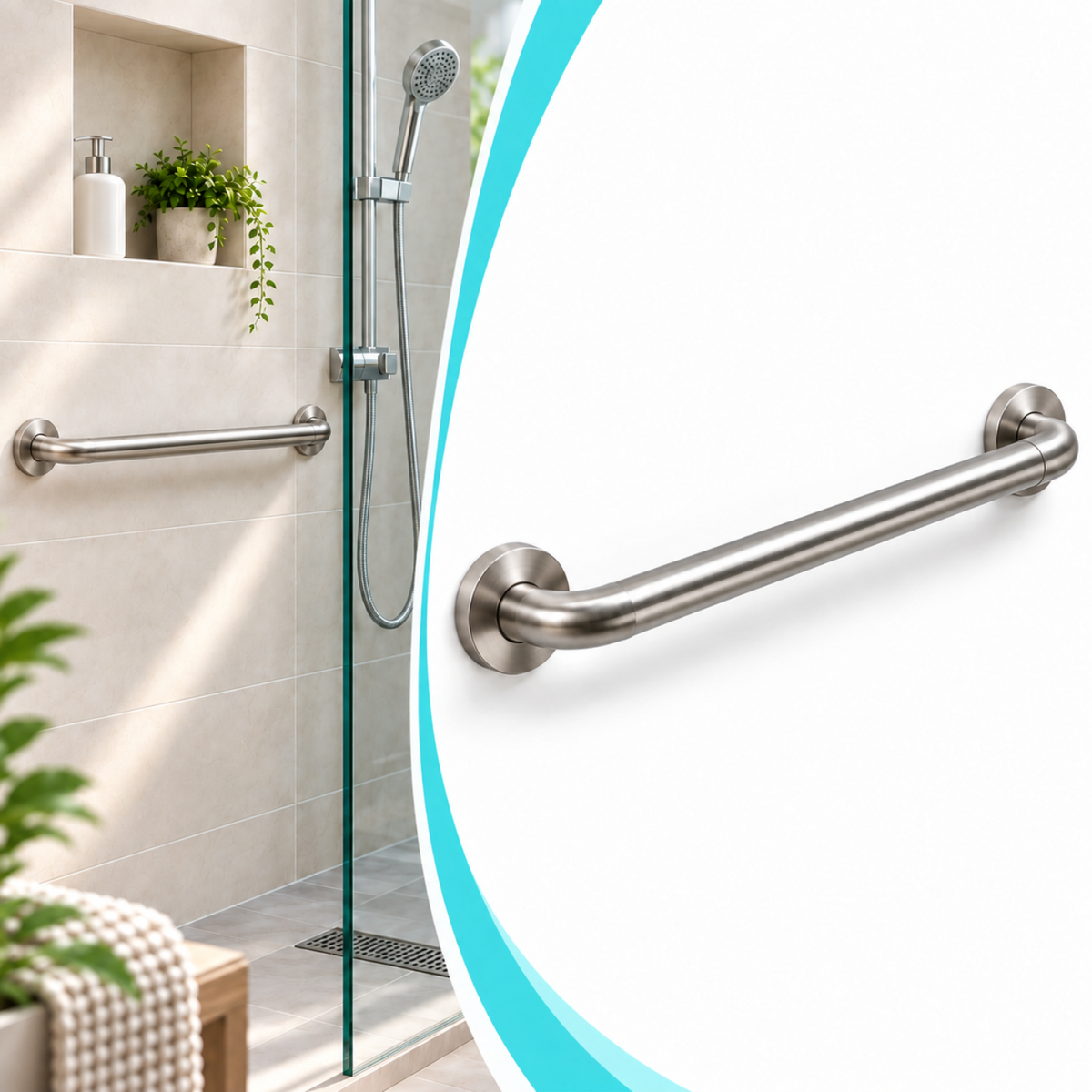 Barra De Seguridad Para Baño 50cm