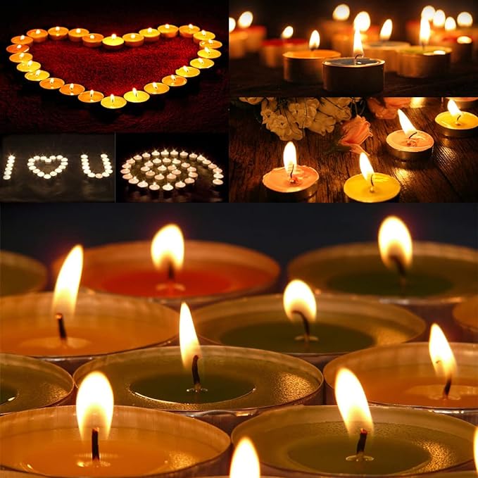 Pack X50 Velas Flotantes Vela Blanca Tea Light Velas Noche