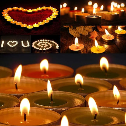 Pack X50 Velas Flotantes Vela Blanca Tea Light Velas Noche