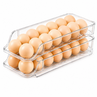 Organizador De Huevos Para 28 Huevos Refrigerador 2 niveles
