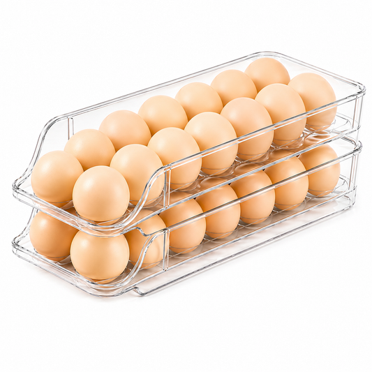 Organizador De Huevos Para 28 Huevos Refrigerador 2 niveles