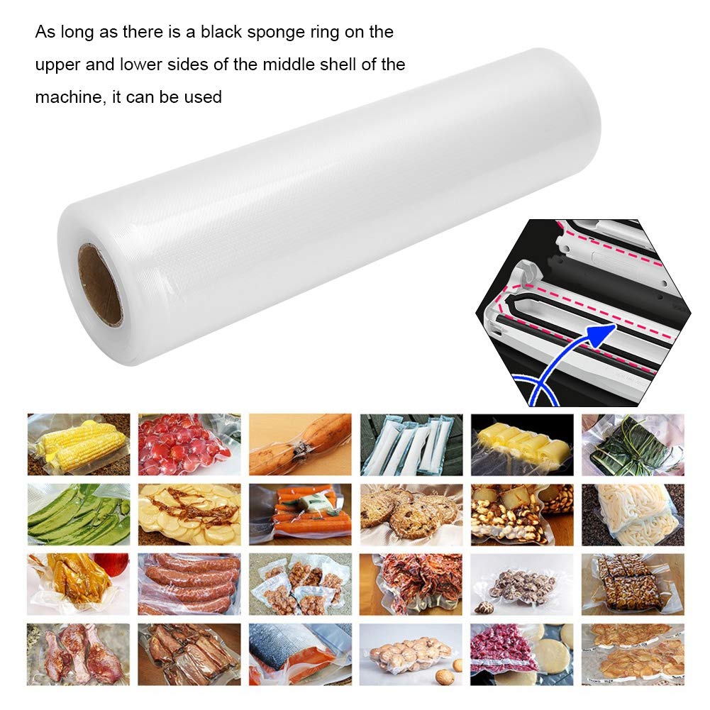 Rollo Bolsas Sellado Al Vacío Sellar Alimentos 28cm X 3mts