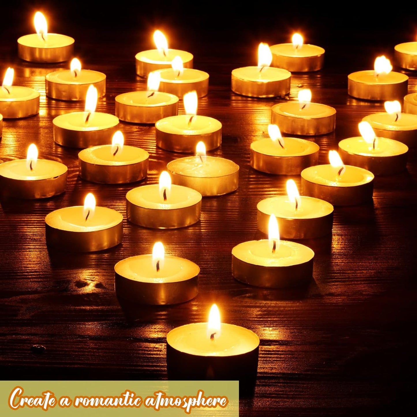 Pack X50 Velas Flotantes Vela Blanca Tea Light Velas Noche