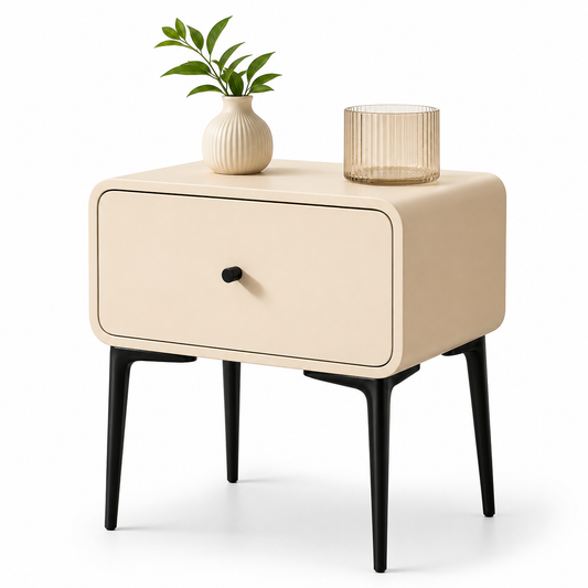Velador Nordico Veladores De Madera Mesa Moderna 40x40x48cm