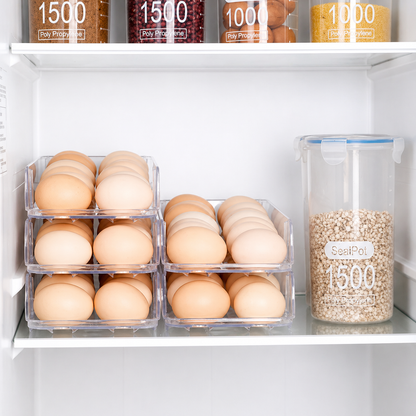 Organizador De Huevos Para 28 Huevos Refrigerador 2 niveles