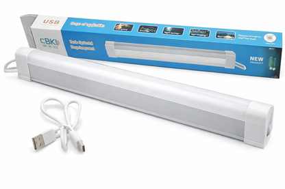 Barra Luz Led Recargable Lampara Portátil Usb Tubo Led 52cm