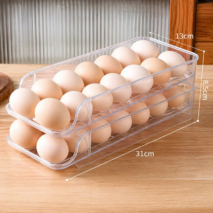 Organizador De Huevos Para 28 Huevos Refrigerador 2 niveles