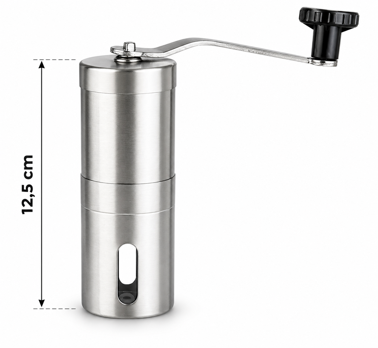 Molinillo Manual Moledor De Cafe Triturador Acero 12,5cm