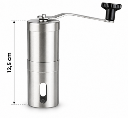 Molinillo Manual Moledor De Cafe Triturador Acero 12,5cm