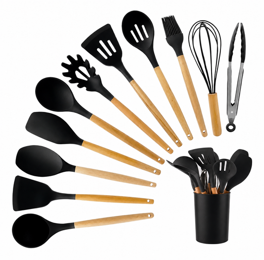 Set X12 Utensilios De Cocina Antiadherentes