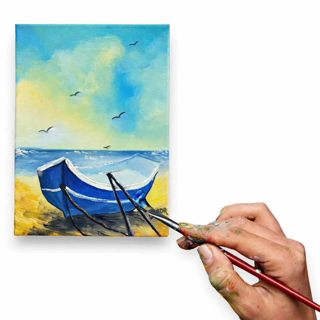 Bastidor De Madera Con Lienzo Lienzo De Tela 18x24cm