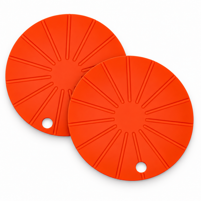 Pack 2 Soporte Almohadilla Redonda De Silicona Para Ollas Calientes