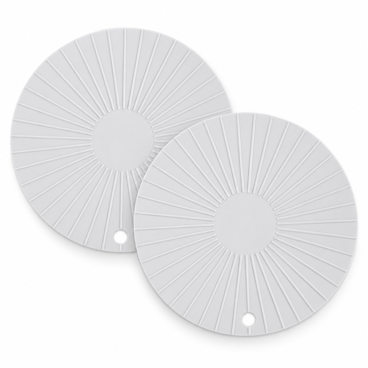 Pack 2 Soporte Almohadilla Redonda De Silicona Para Ollas Calientes