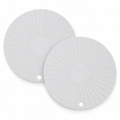 Pack 2 Soporte Almohadilla Redonda De Silicona Para Ollas Calientes